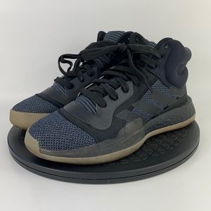 Adidas Marquee Boost Black/Gray/Gum Basketball Shoes BB9300 Youth Size 6.5Y